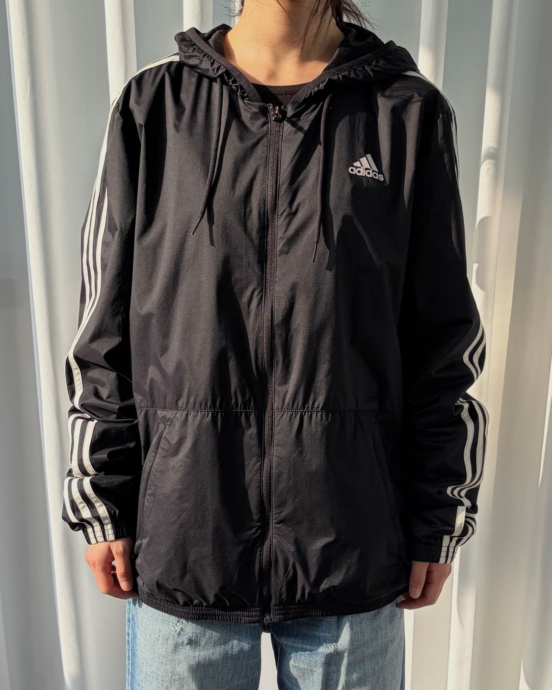 [L]아디다스 에센셜 윈드브레이커 바람막이 상품이미지3