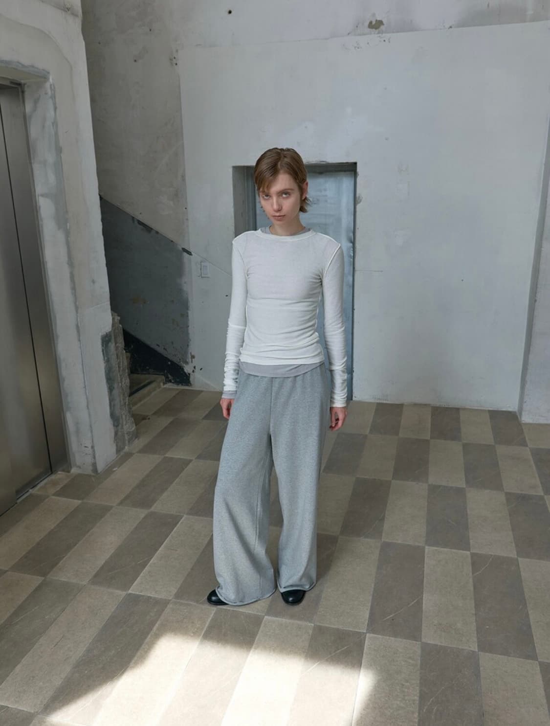 낫띵에브리띵 RELAXED WIDE-LEG SWEATPANTS 상품이미지4