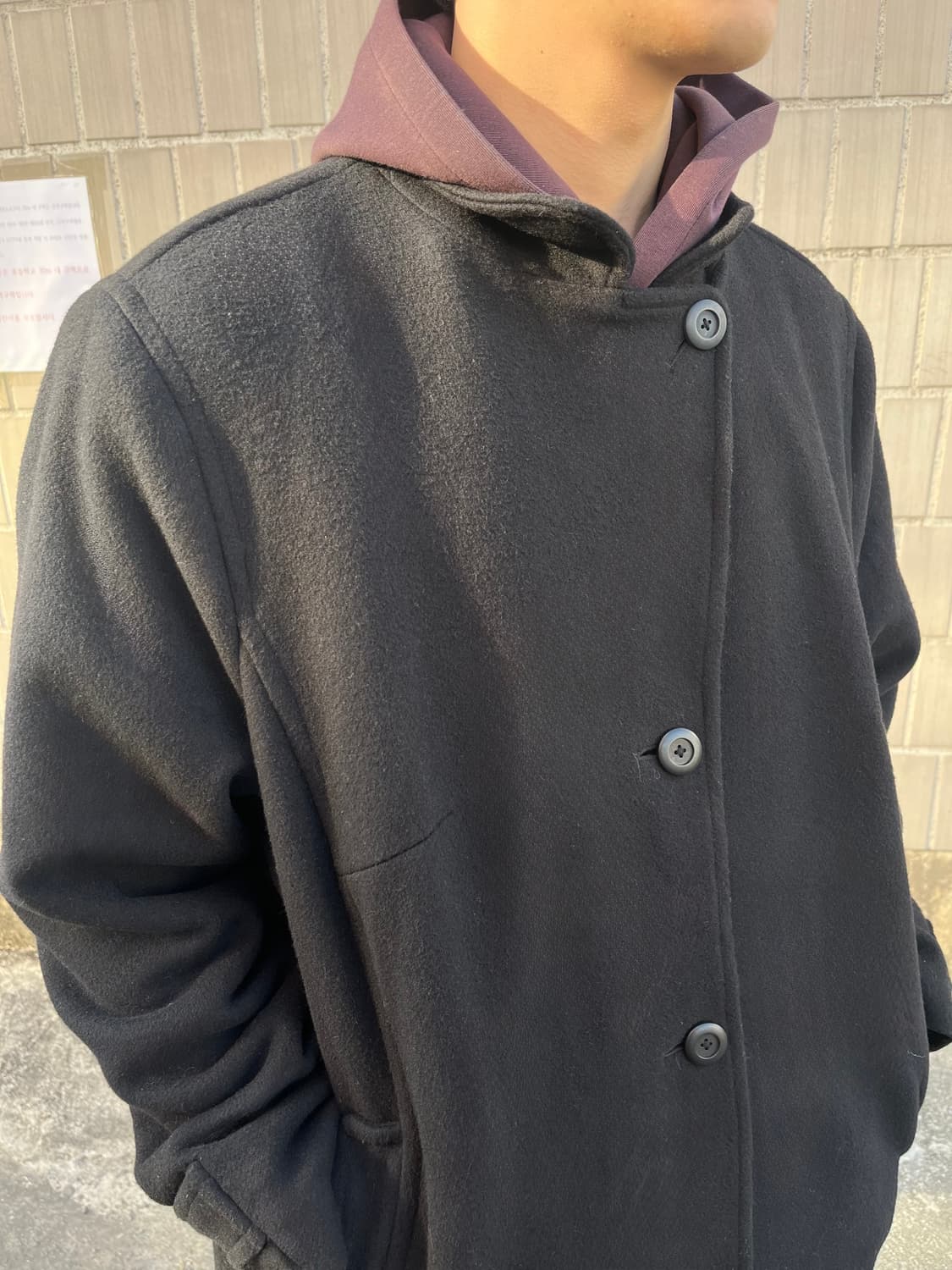 90s LL.bean 울 롱코트 상품이미지2