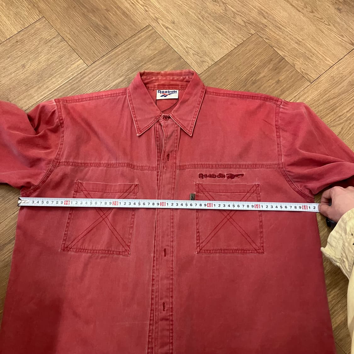 N75 리복 빈티지 워싱셔츠 상품이미지8