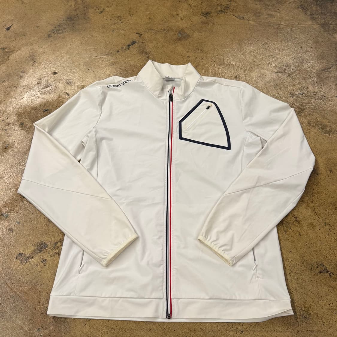 [정품/2XL] 르꼬끄 스포르 골프 자켓 화이트 b12 상품이미지2
