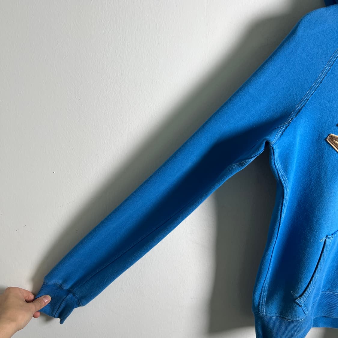 아베크롬비 로고 그래픽 블루 후드티 M 상품이미지6