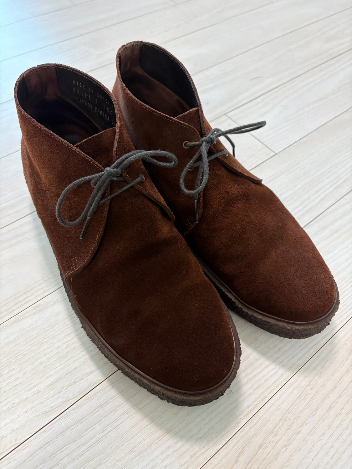 유니페어 플레이보이 처카부츠 uk9.5 상품이미지1