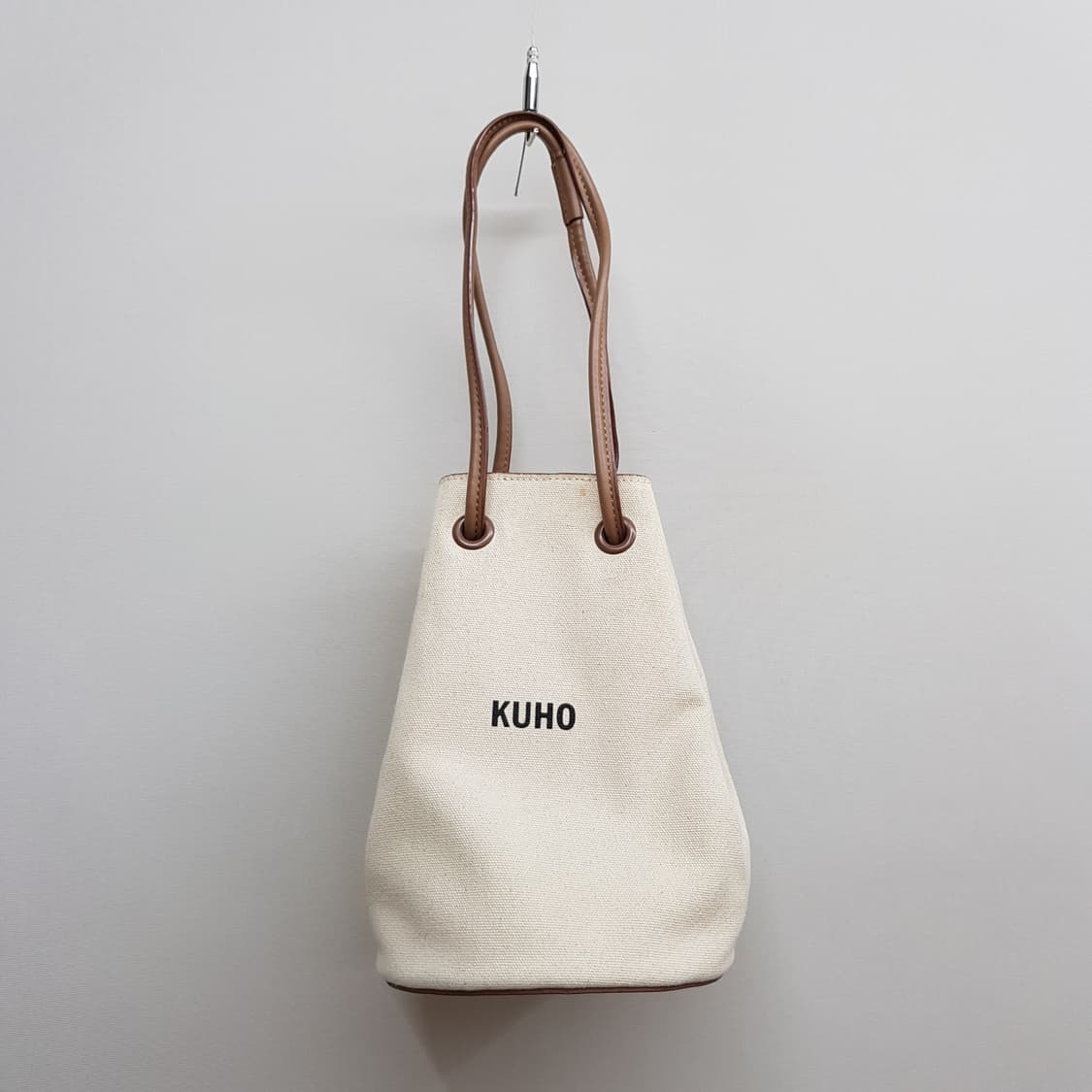 KUHO 구호 캔버스 레더 스트랩 버킷 숄더백 상품이미지2