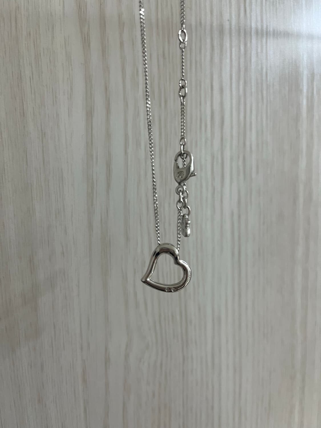 스와로브스키 하트 목걸이 상품이미지3