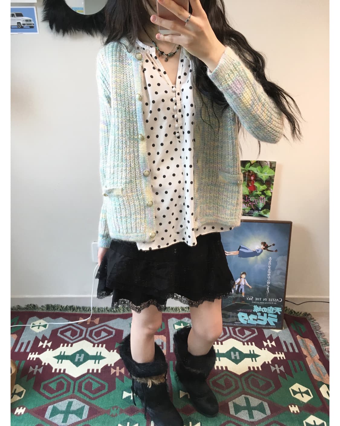 mint polka set (3p) 상품이미지3