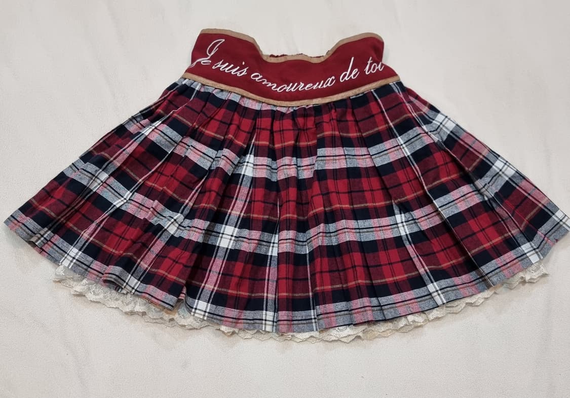 리즈리사(Liz Lisa) 체크 레이어 프릴 스커트 상품이미지1