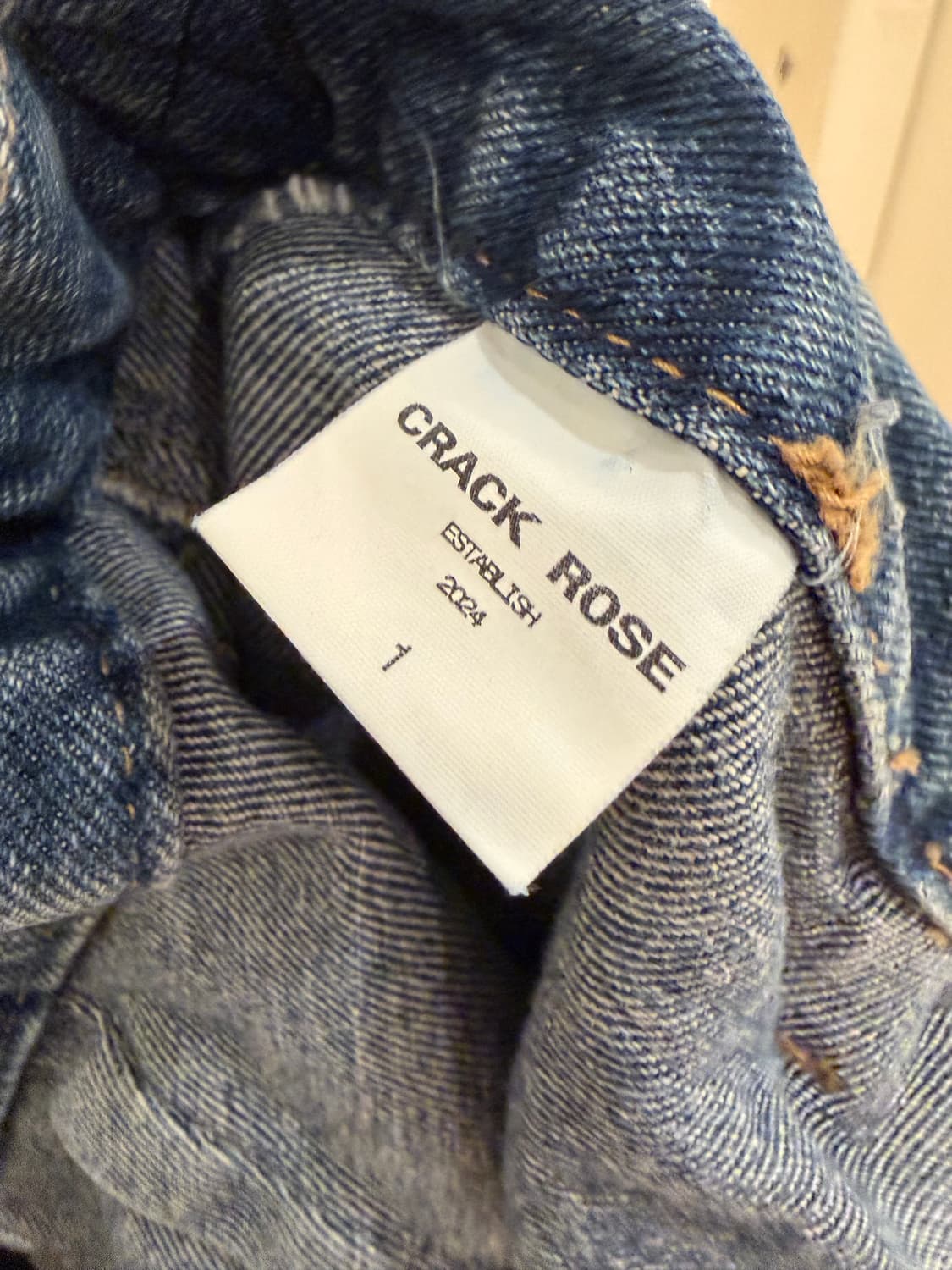 [1] 크랙로즈 디스트로이드 데님 상품이미지3