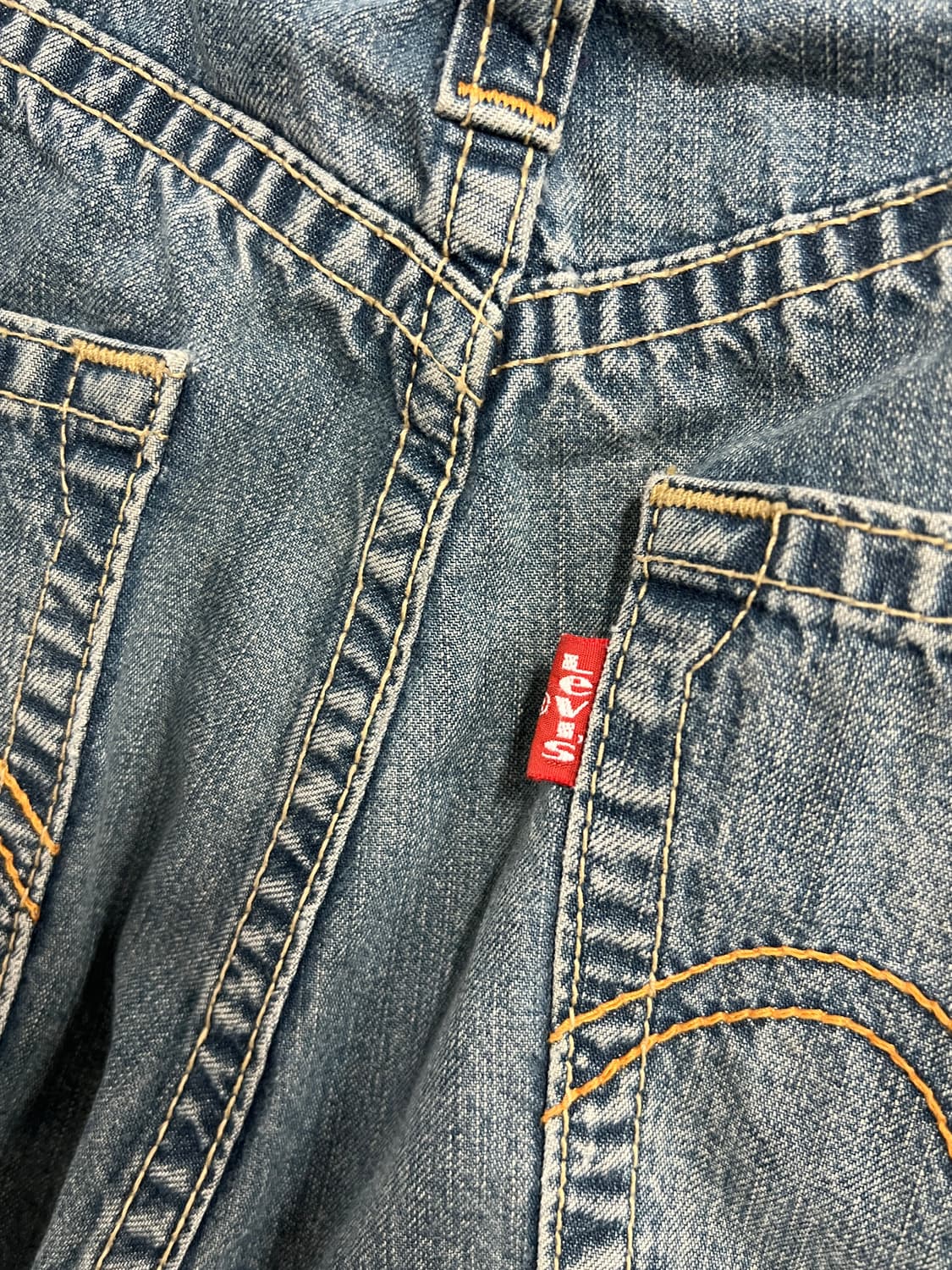 Levis 1902 리바이스 빈티지 워싱 와이드핏 데님 팬츠 상품이미지3