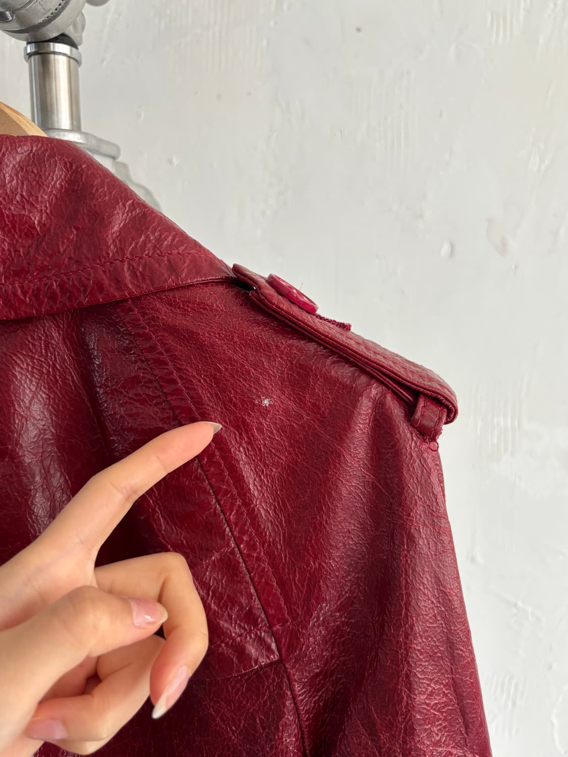 theory 띠어리 레드 양가죽 자켓  상품이미지6