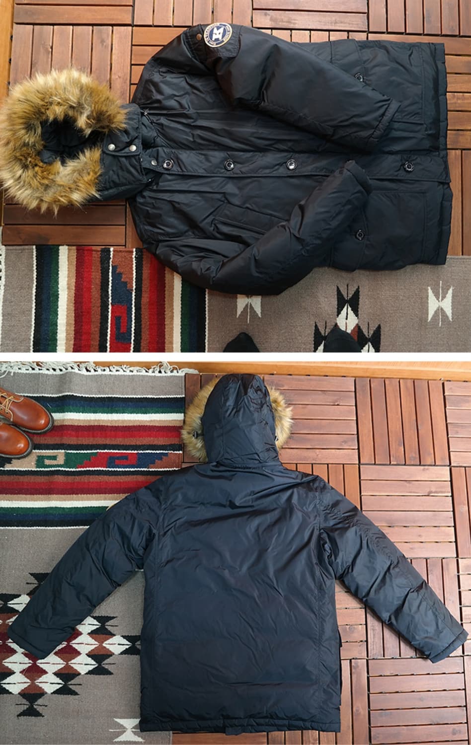 일본판 KENT IN TRADITION 후드 다운파카 상품이미지4