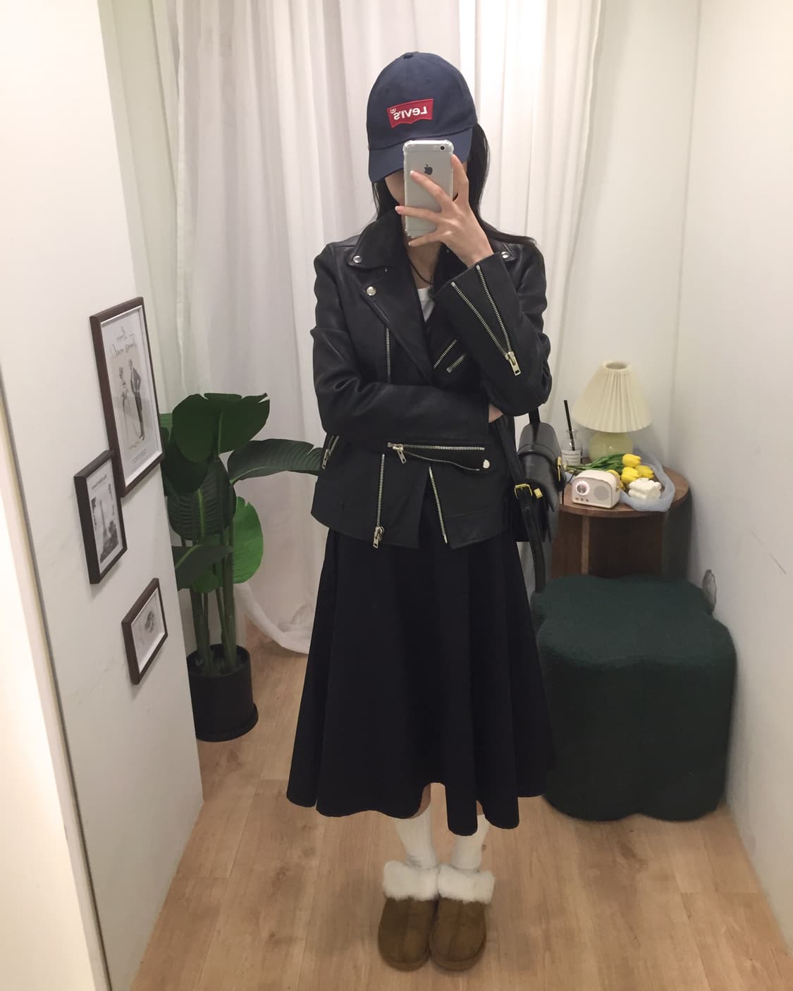 여성 룩캐스트 라이더 가죽자켓 95 상품이미지1