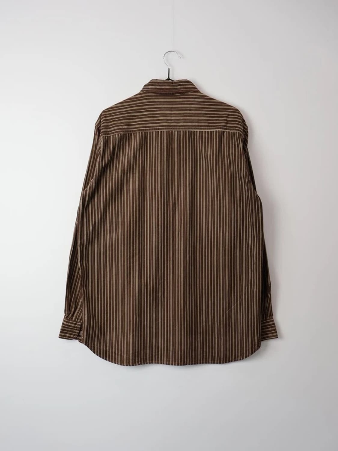 Pointer Brand Brown Stripe Work Shirt 상품이미지4