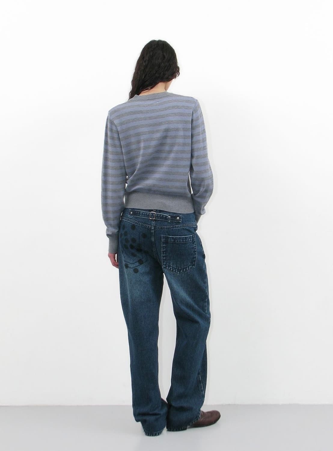 파르티멘토 우먼 cut off waist dot pants 상품이미지8