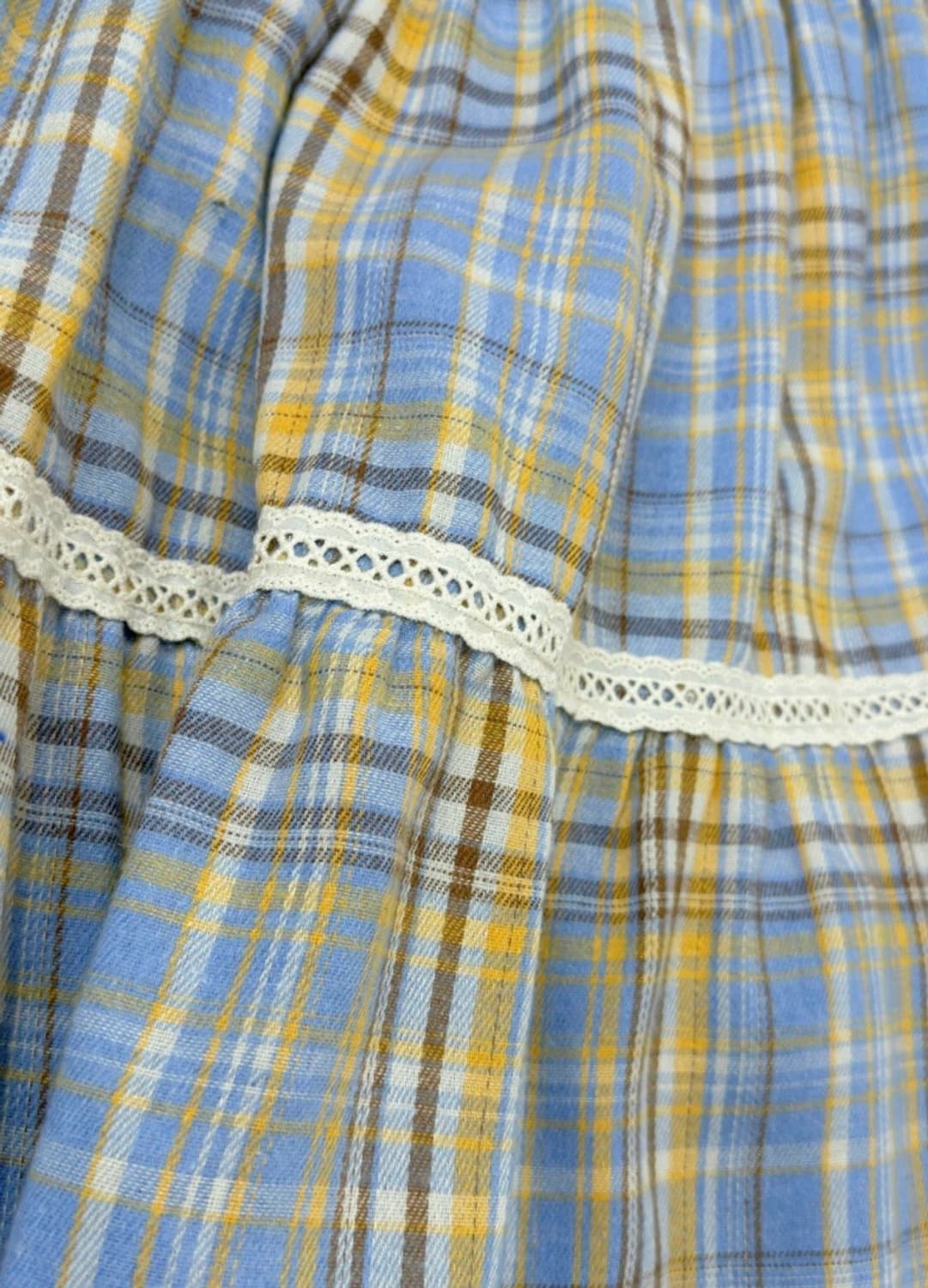 모리걸 체크 스커트 상품이미지2