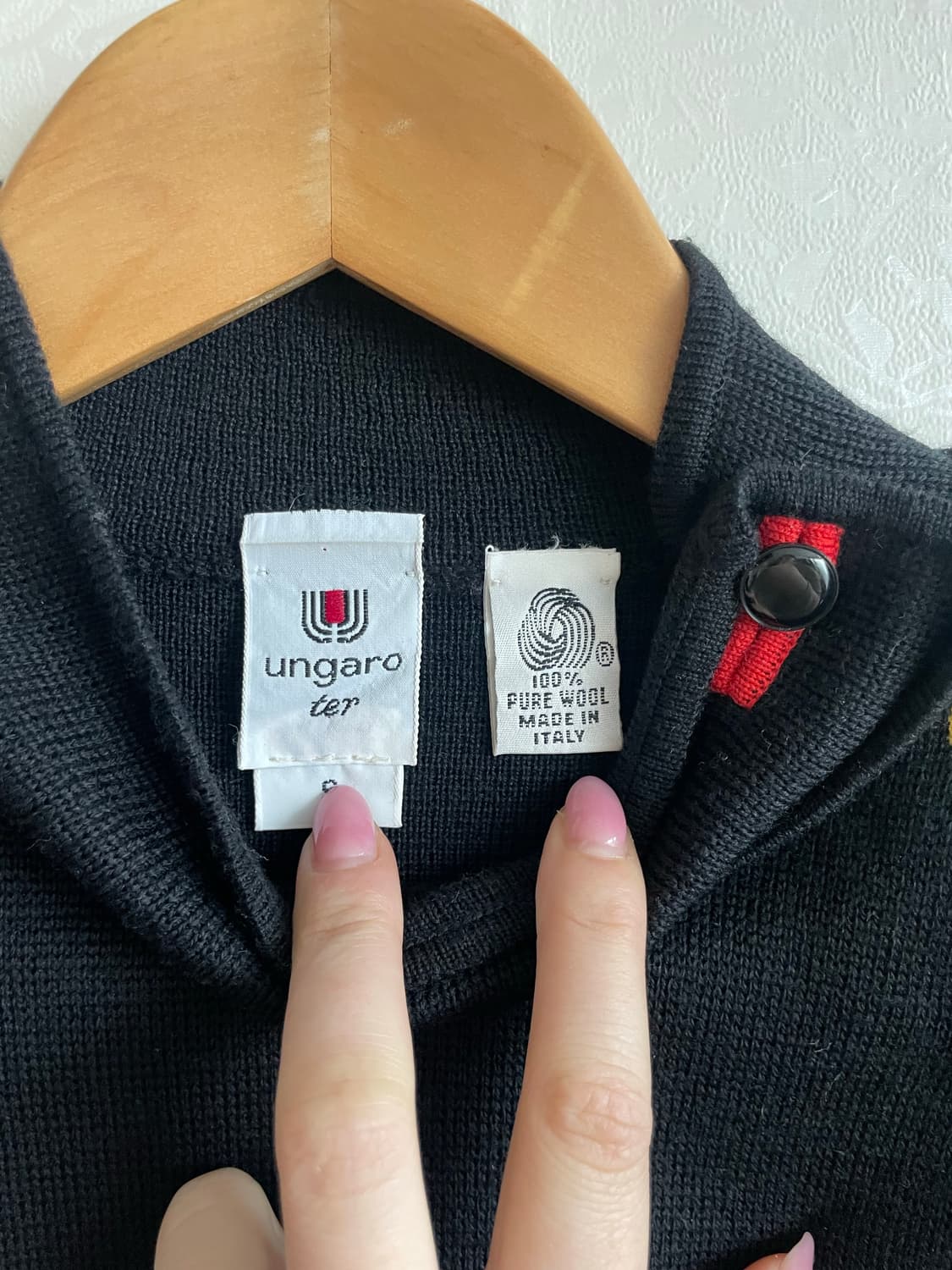 Made in italy 울 빈티지 카디건 상품이미지5