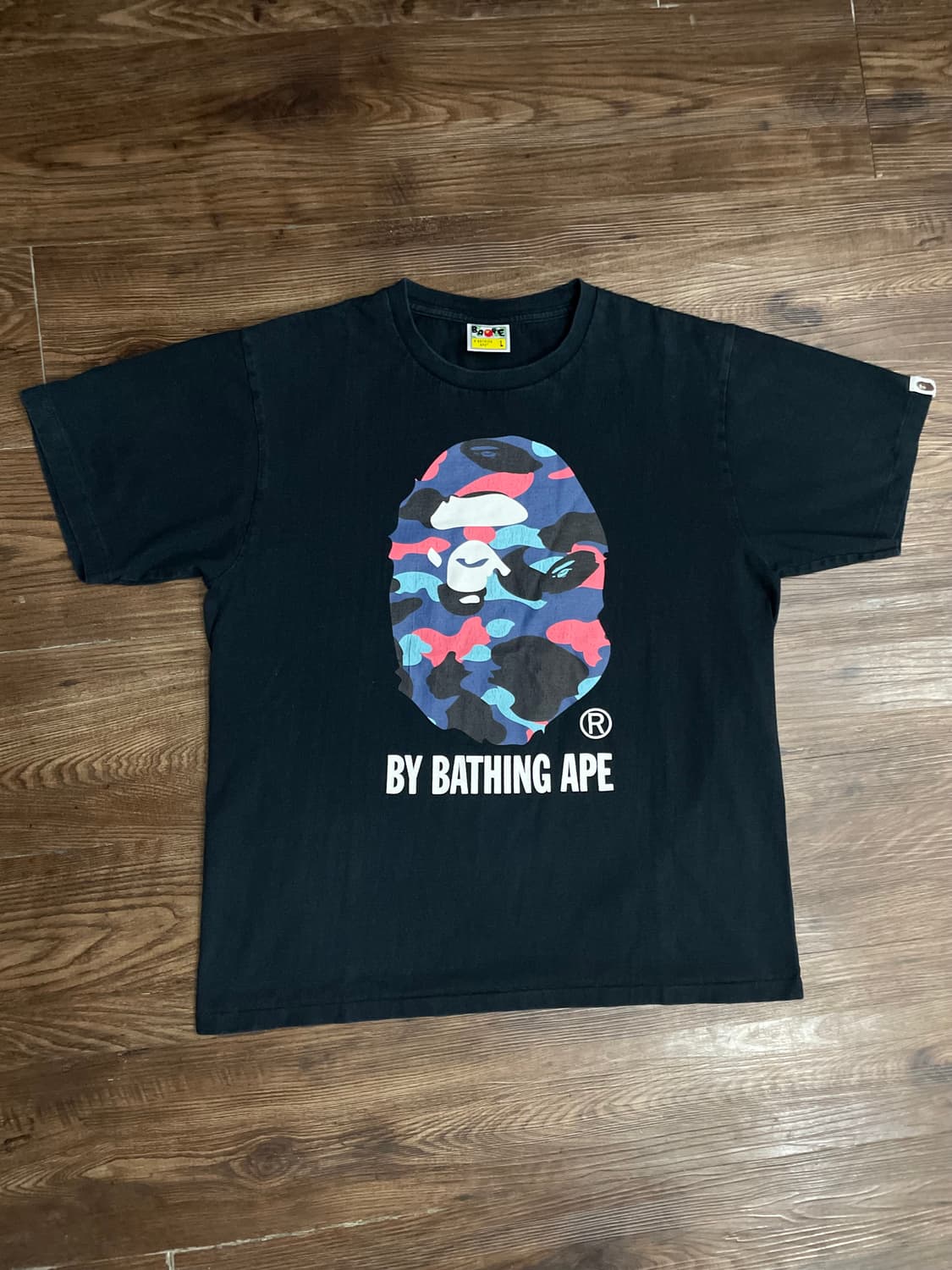 베이프 카모 사루 빅 헤드 반팔 티셔츠 상품이미지1