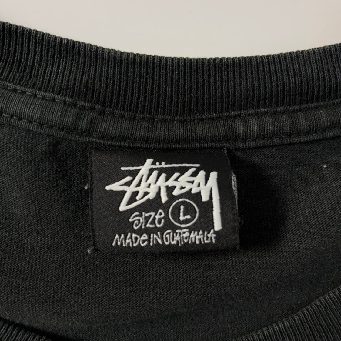 Stussy  스투시 돌리 피그먼트 다이드 차콜 반팔티셔츠 상품이미지6