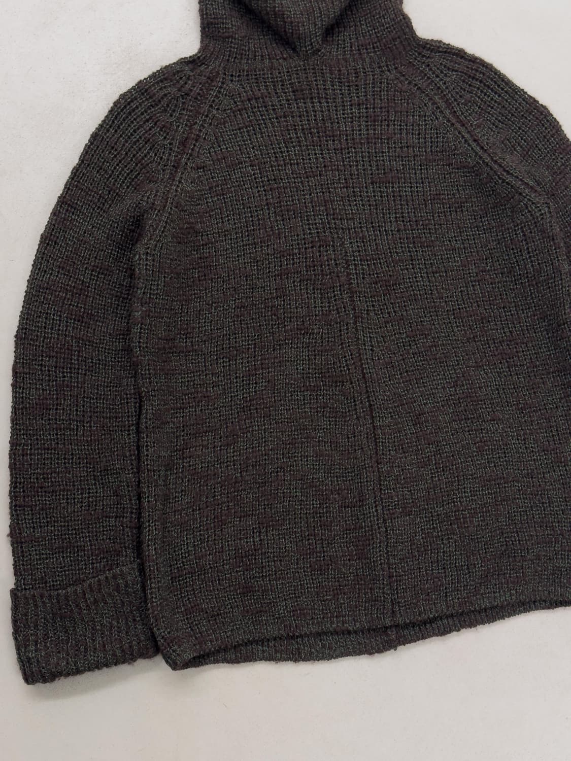 요지야마모토 후드 니트 상품이미지3