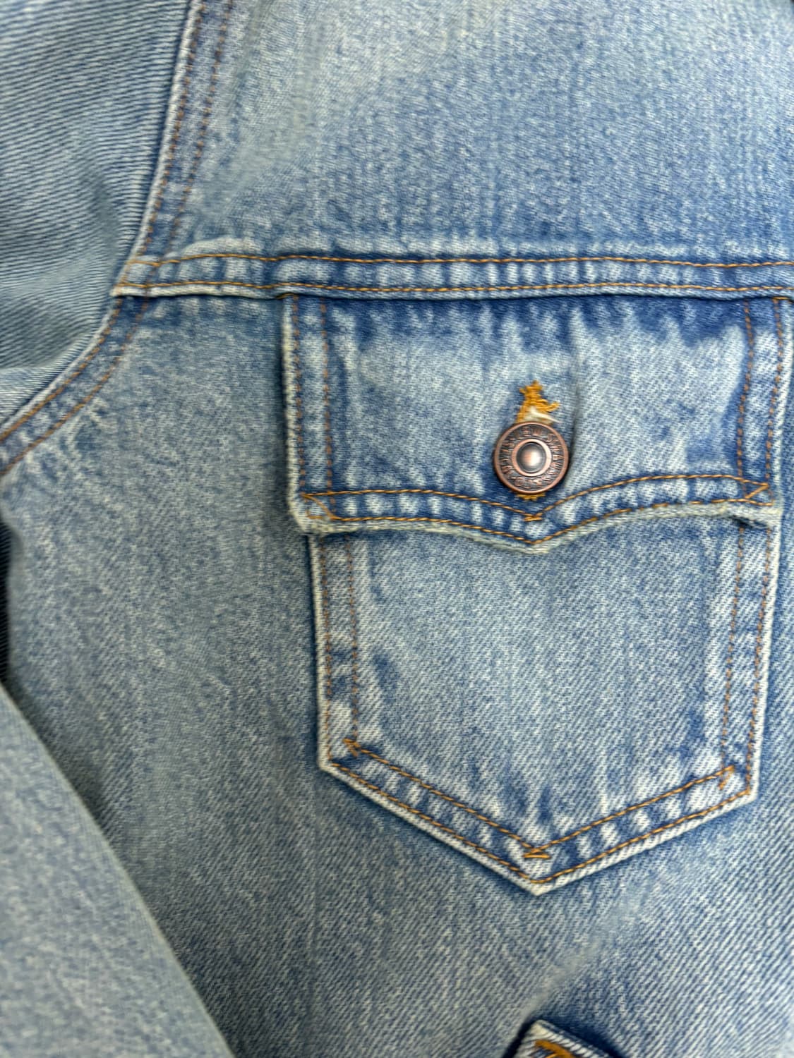 리바이스 LVC 오렌지탭 데님 트러커 자켓 S 상품이미지3