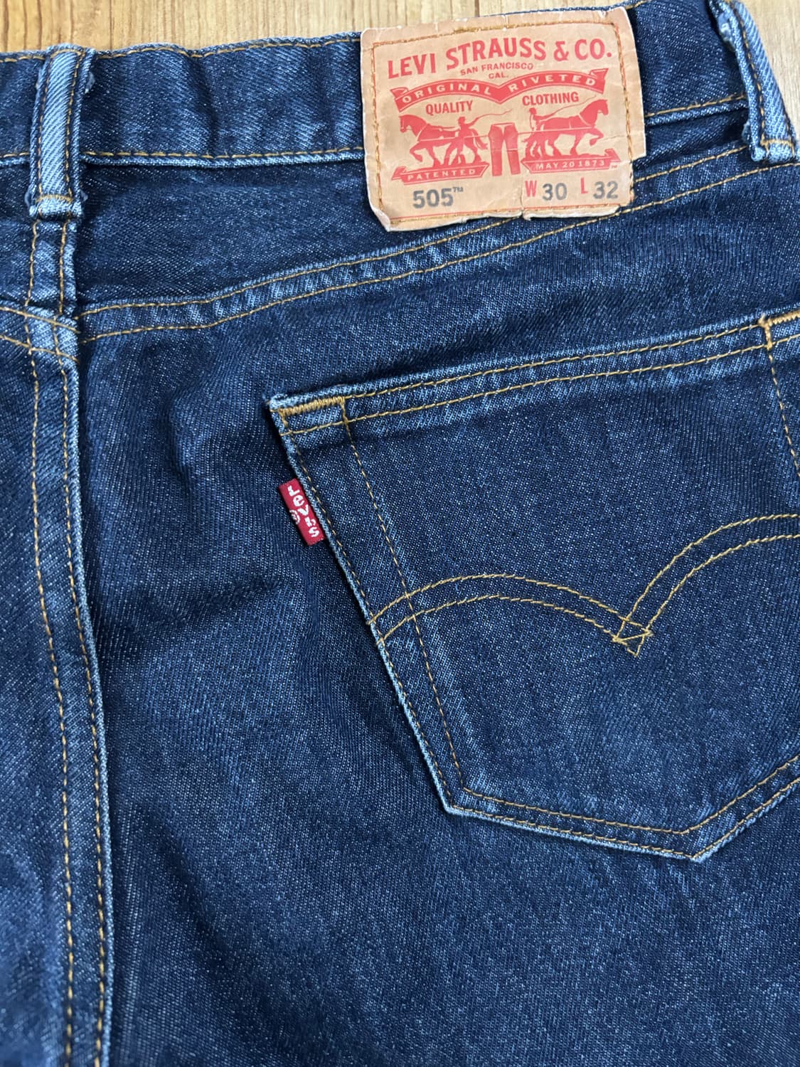 리바이스 505 빈티지 로데님진 상품이미지3