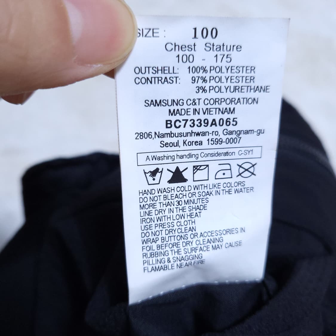 빈폴 남성 붐버점퍼 100 04012 상품이미지8