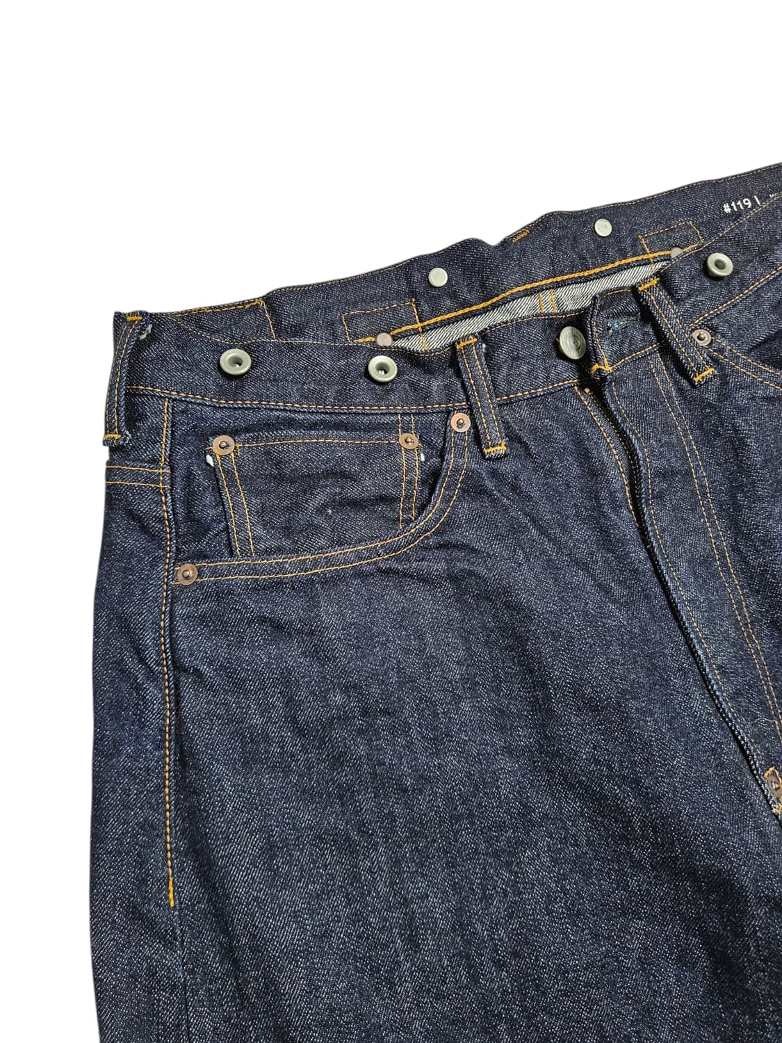 오디너리 핏츠 119 와이드 데님 팬츠 상품이미지4