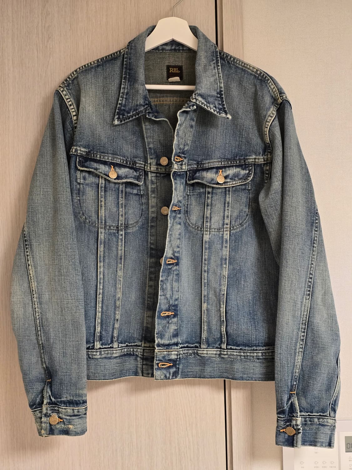 RRL lot271 데님자켓 L 새제품 상품이미지2