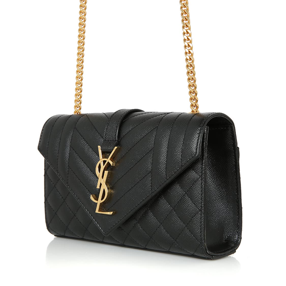 생로랑 그랑 드 뿌드르 퀼팅 엔벨롭 스몰 체인 크로스 600195 상품이미지4