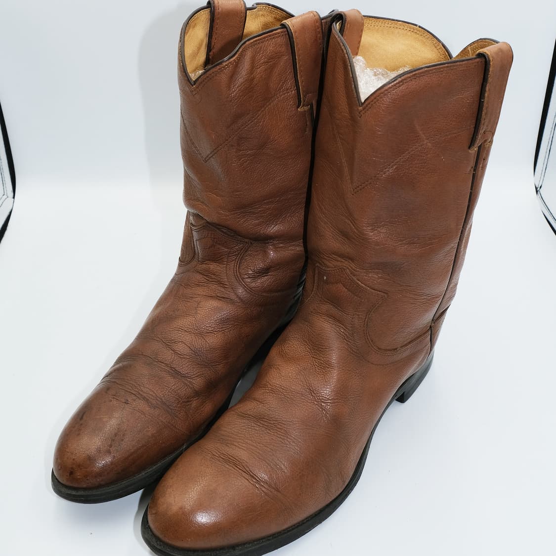 빈티지 저스틴 웨스턴 레더 부츠 9.5D(275)사이즈 BT27510 상품이미지5