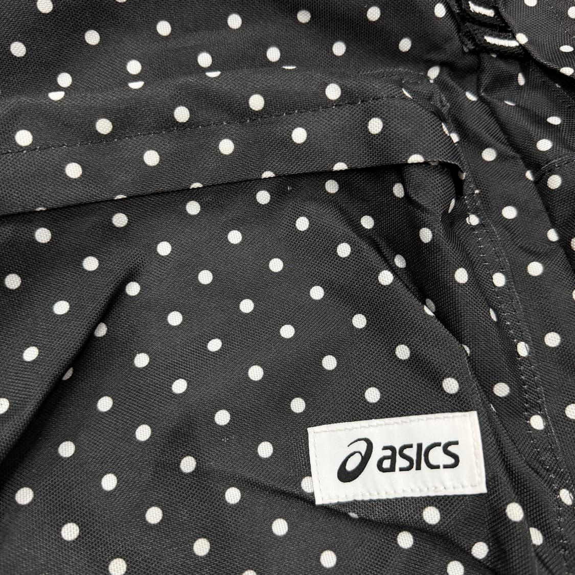 아식스 빈티지 모리걸 도트 땡땡이 백팩 가방 블랙 상품이미지8
