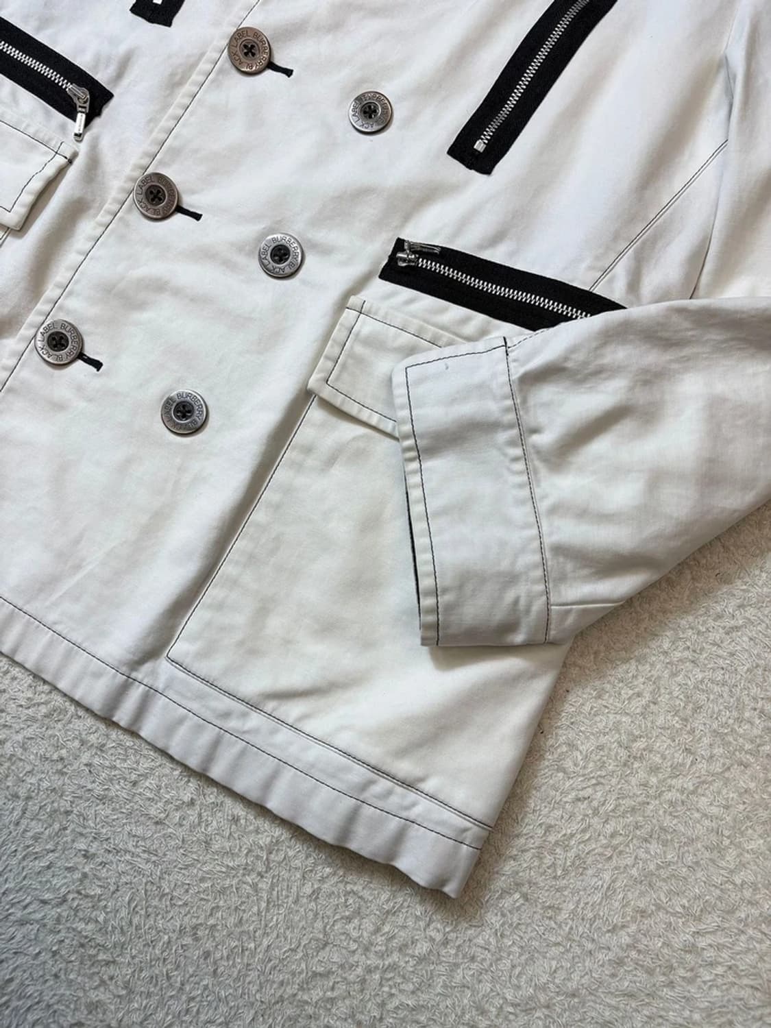 버버리 블랙라벨 00's 더블 브레스티드 자켓 PN6262 상품이미지5