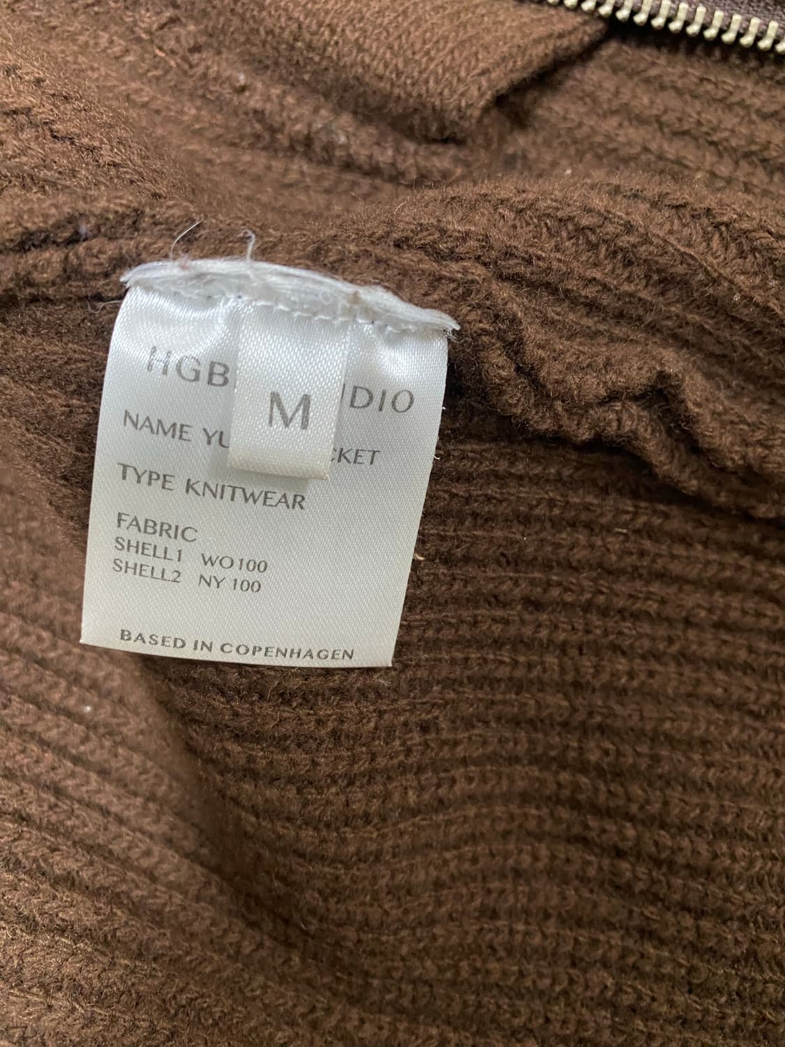 Hgbb 유콘 니트 집업 자켓 상품이미지4