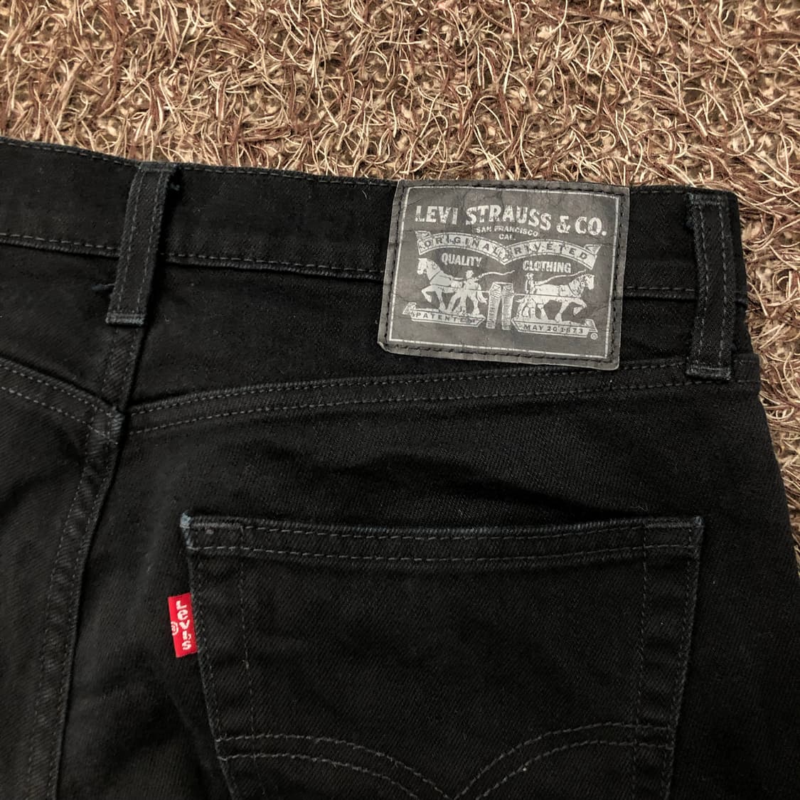 리바이스 블랙 데님 팬츠 상품이미지5