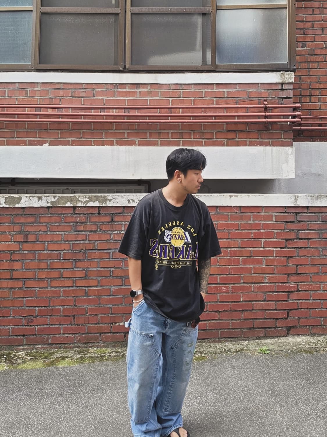 Gilman LA Lakers 길단 레이커스 반팔 티셔츠 상품이미지1