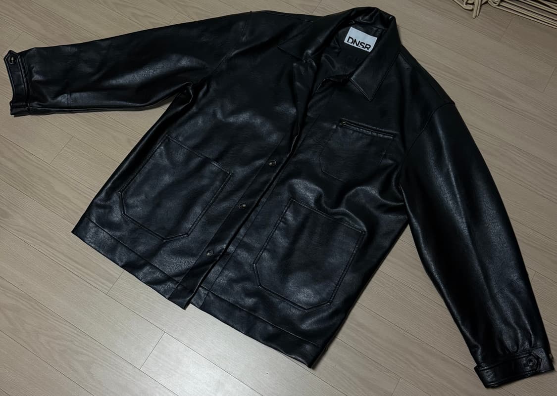 DNSR 디앤에스알 디앤써 레더 가죽 클래시 워크 자켓 블랙 XL 상품이미지2