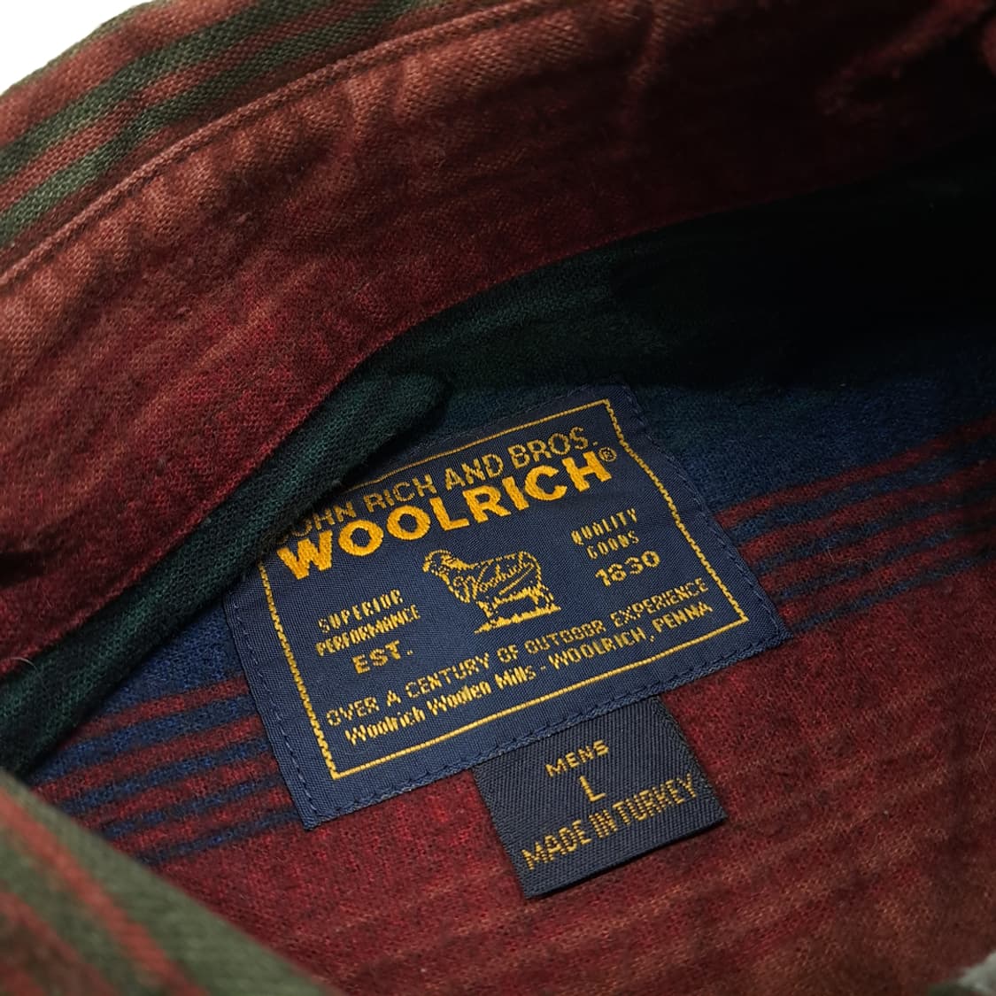 CL051 울리치 존리치앤브로스 멀티스트라이프 플란넬 셔츠 상품이미지3