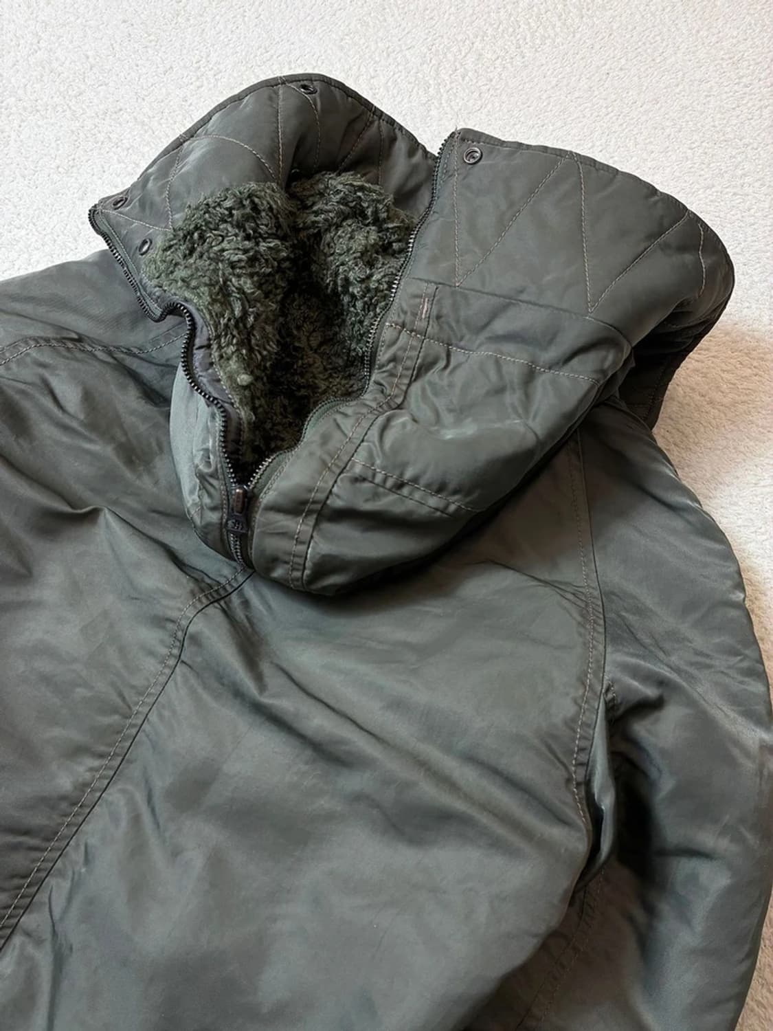 데님앤서플라이 00's N-2B 플라이트 후디 자켓 PN6886 상품이미지7