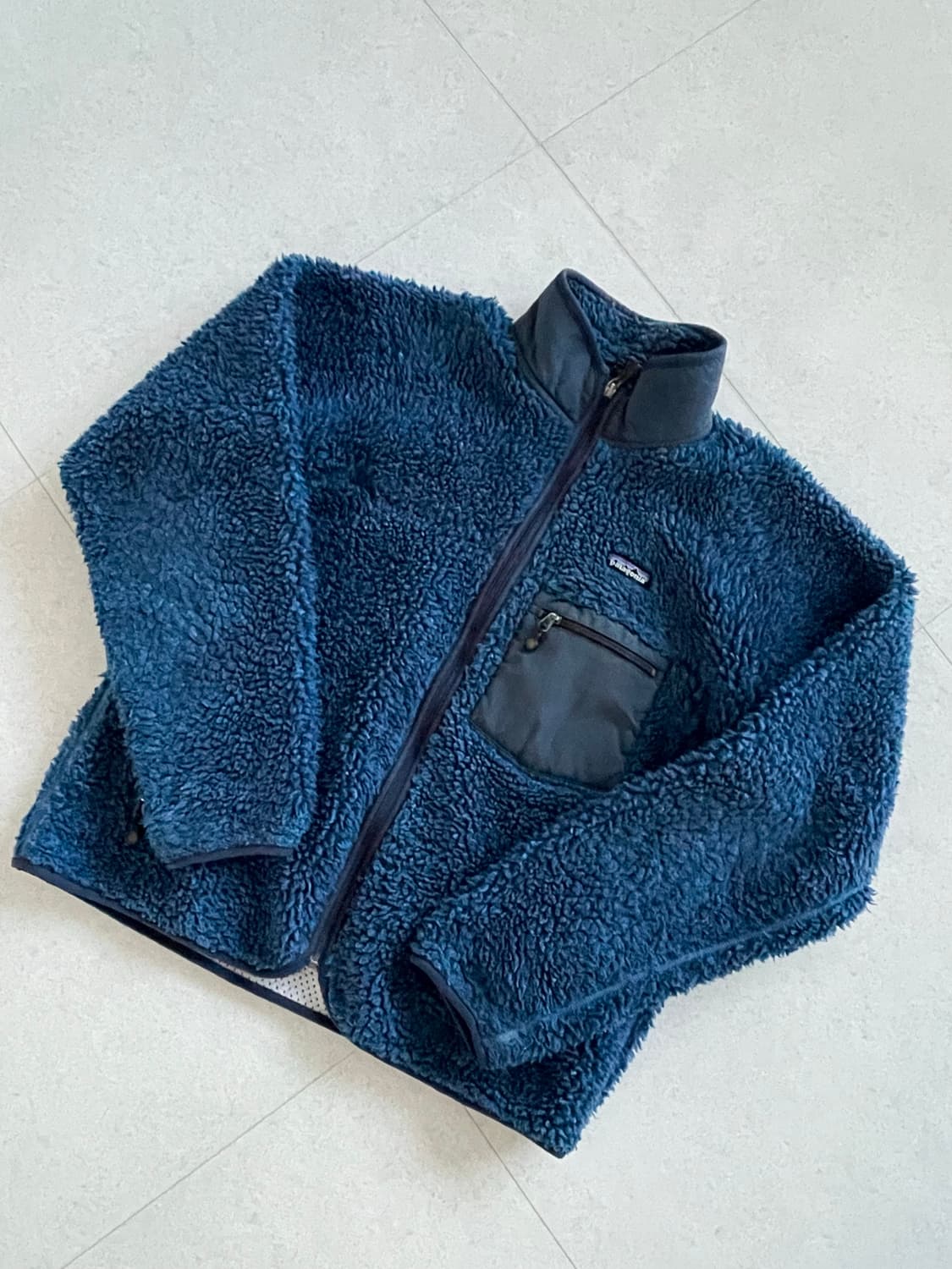 [L] 파타고니아 빈티지 딥파일 블루 상품이미지1