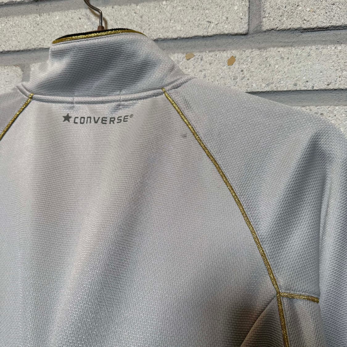 컨버스 올드스쿨 트랙탑 져지 골드 스티치 그레이 상품이미지5