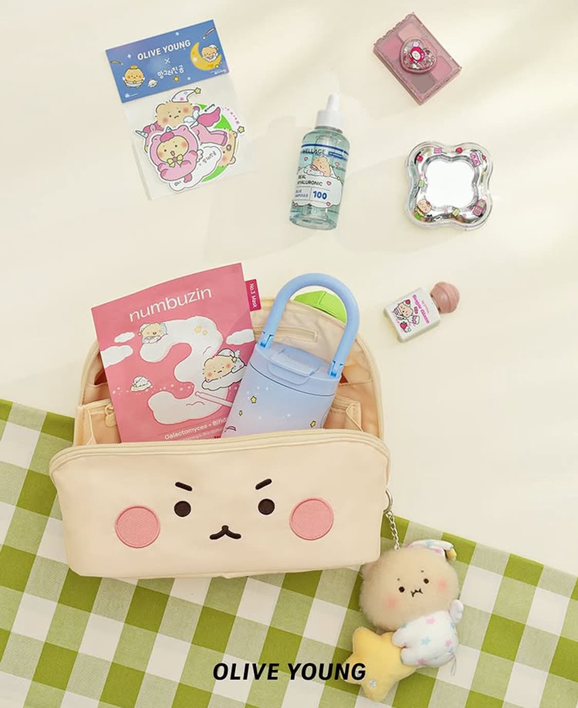 망그러진곰 오거나이저백+스티커+덤스킨케어 상품이미지2