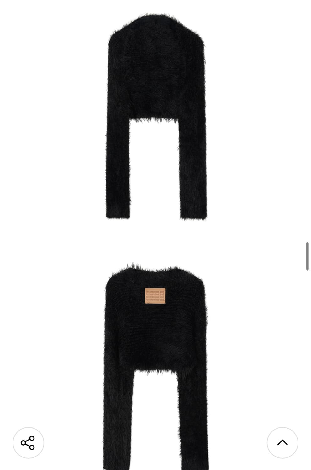 미스테리어스호텔 crop fur bolero 크롭 퍼 볼레로 가디건 상품이미지3