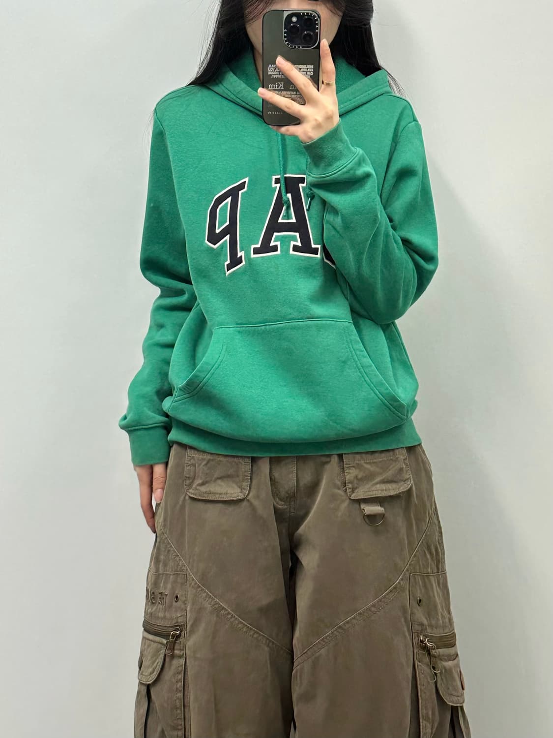 Gap 갭 그린 후드티 상품이미지1