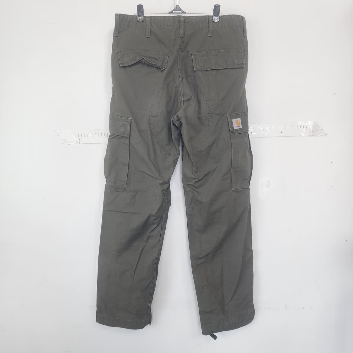 칼하트 카키색 카고 바지 상품이미지8