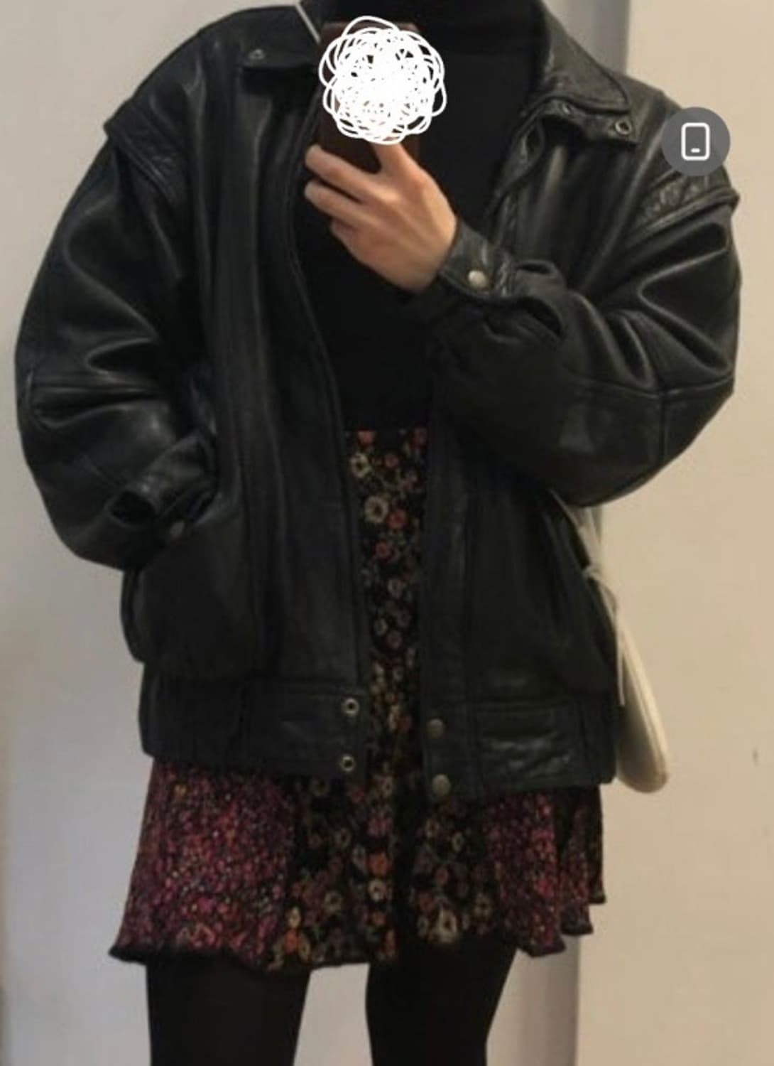 빈티지 소가죽 리얼레더 자켓 90s 스타일 상품이미지6