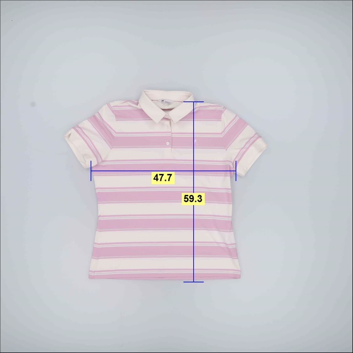 L 빈폴 스트라이프 반팔 카라티 0408H1 상품이미지5