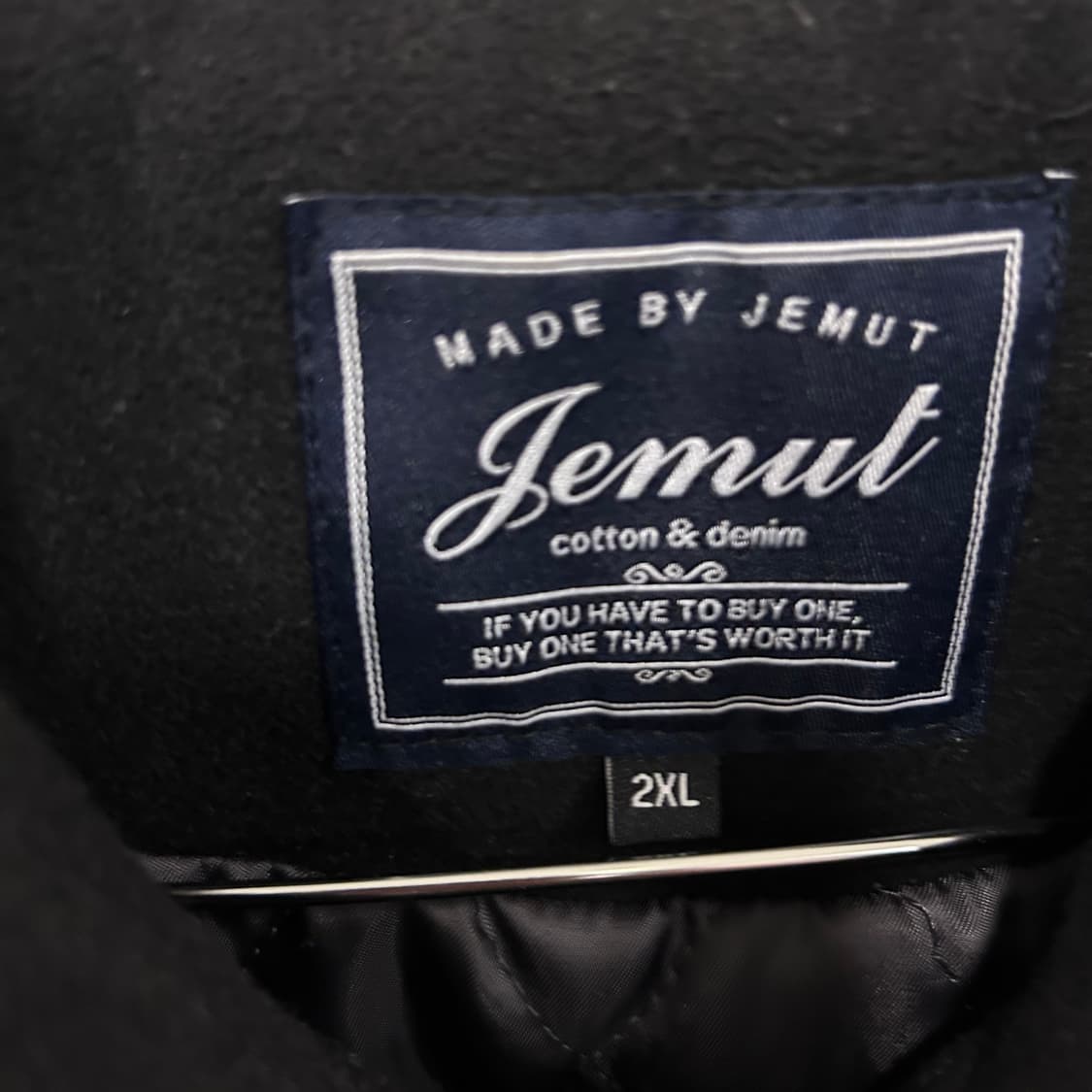 제멋 스냅버튼 시보리 울 이너퀼팅 미니멀 자켓 상품이미지3