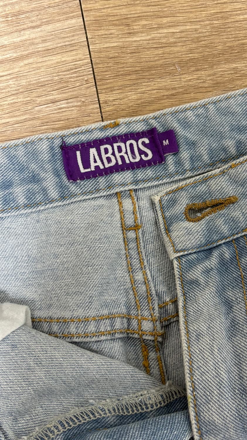 Smart Daisy Baggy Jeans (Light Indigo) 상품이미지3