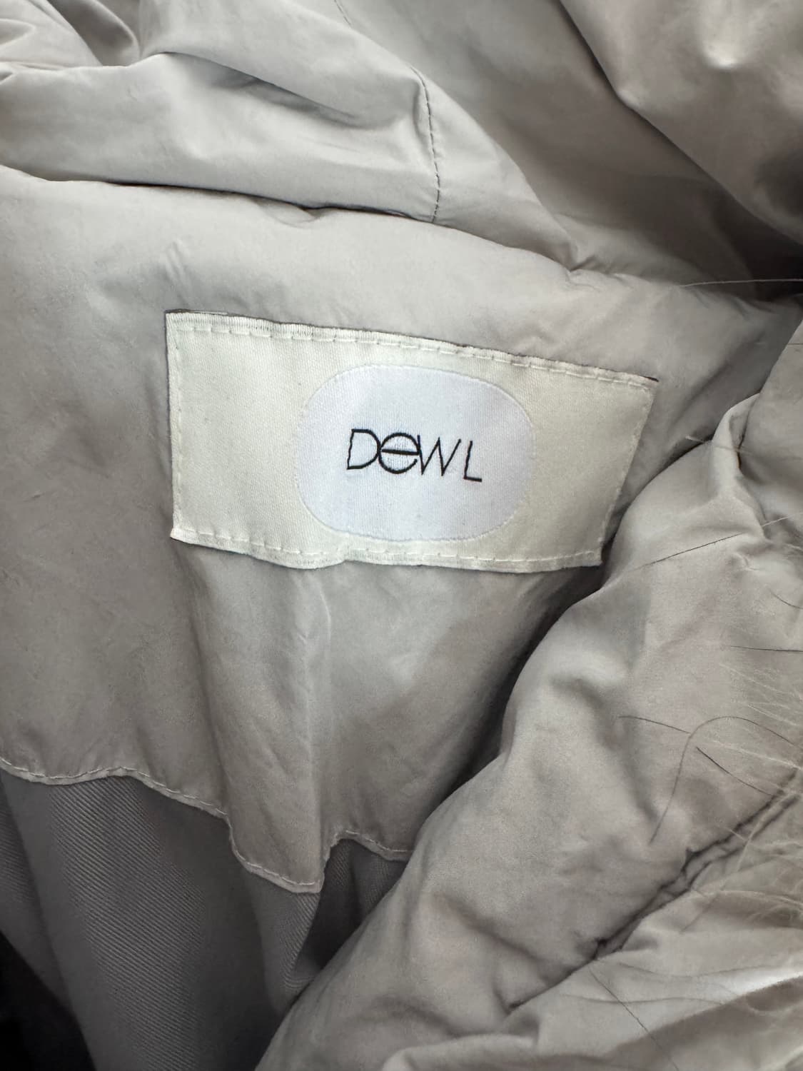 여성 듀엘 Dewl 덕 다운 라쿤퍼 후드 패딩 55 상품이미지3