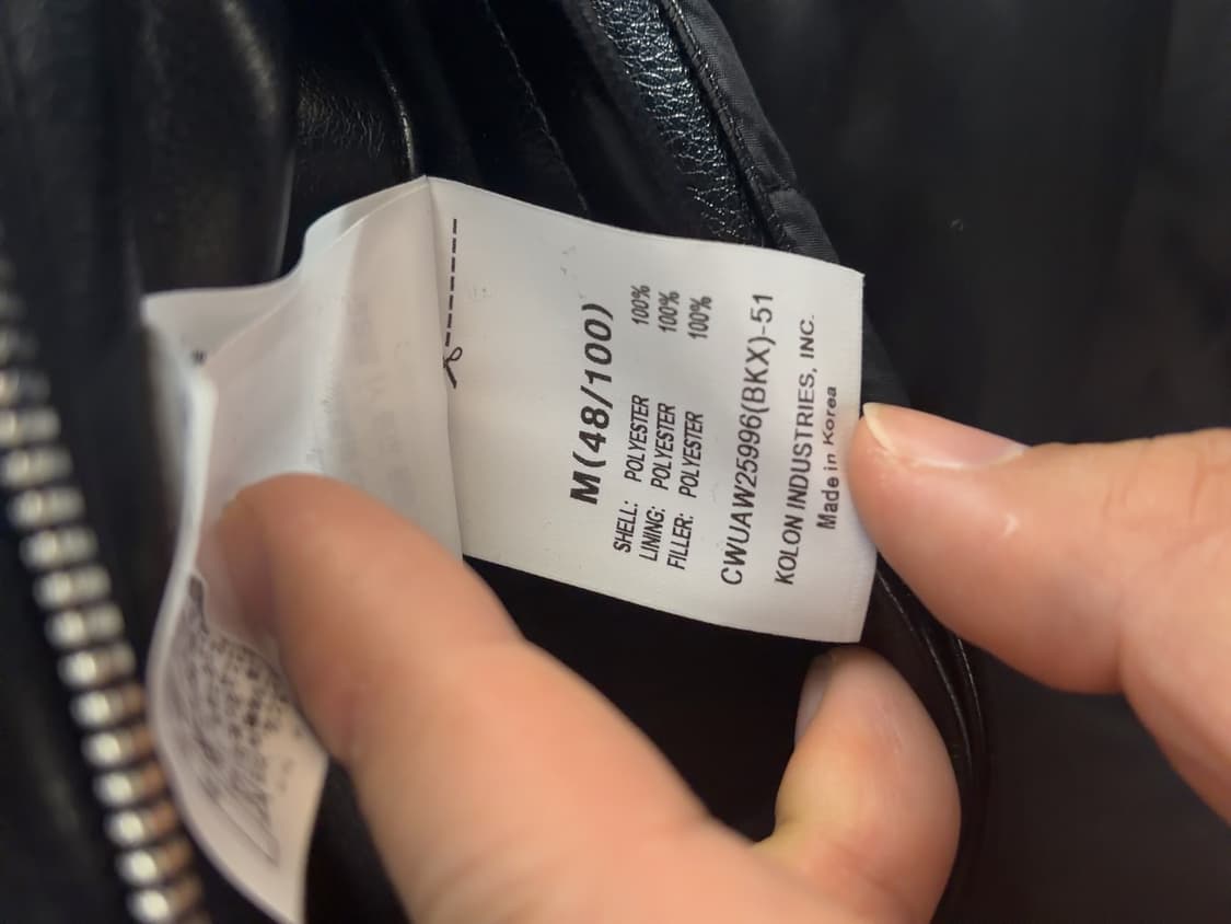 커스텀멜로우 x 헤드메이너 Faux Leather Padded parka 상품이미지8